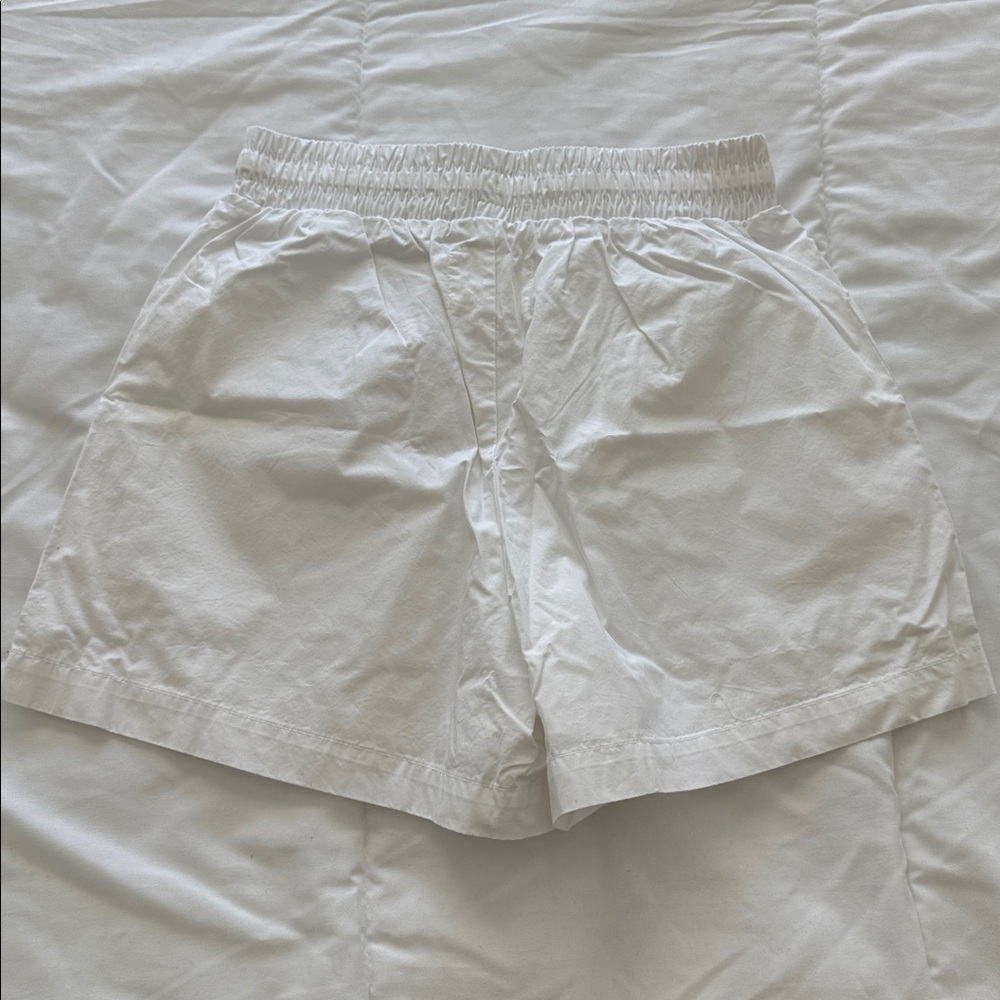 Stellae Dux Cotton Drawstring Shorts in White Size XS NWT - Picture 6 of 6